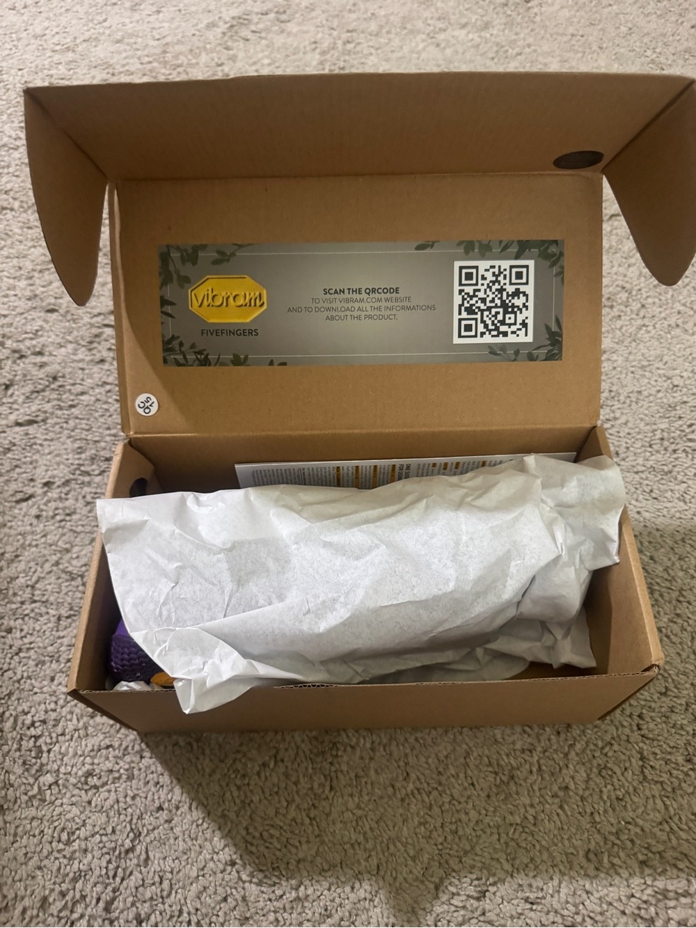 Vibram Women's Purple FiveFingers Toe Shoes - Picture 6 of 7